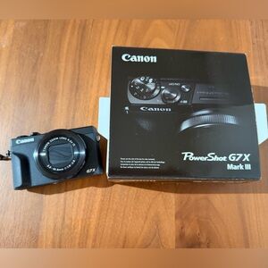 Canon G7 X Mark III Digital Camera - Black